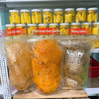 Combo 3 vị bánh tráng túi 300g ( tỏi tắc, phô mai tôm hành, rong biển)