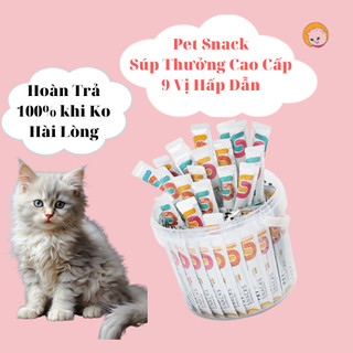(Chính Hãng) SÚP THƯỞNG PET SNACK QUE THƯỞNG CHO MÈO để