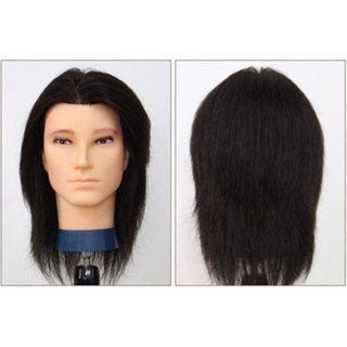 Đầu canh nam tóc thật 100% uốn , nhuộm , Sấy Tóc