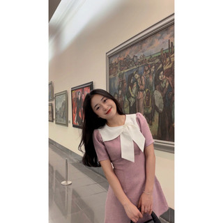 Váy nữ tiểu thư thanh lịch kiểu dáng chữ A phong cách công sở hàn quốc thiết kế by Mallorin - Aimee Dress