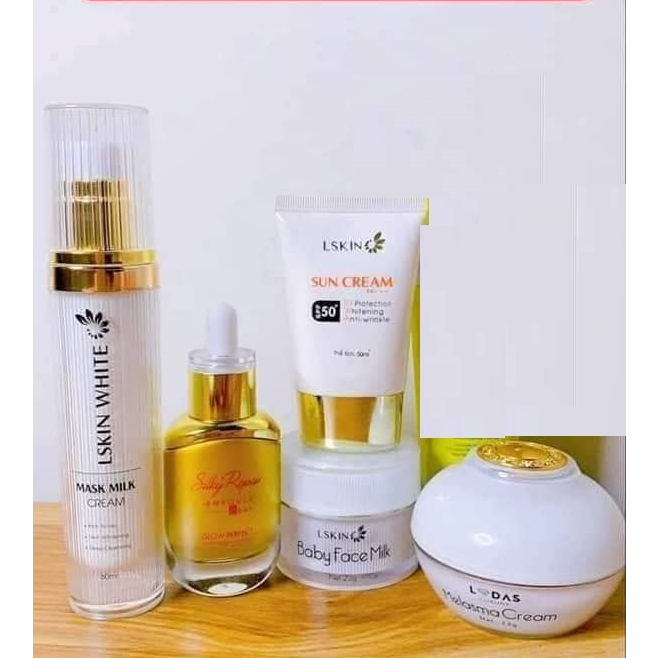 Combo Đan Thy 5 món sỉ: Ủ, face, Kcn, Huyết thanh, Cao nám