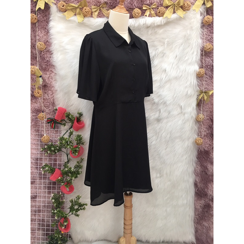 Váy Đầm Voan Hàn Quốc 2 hand-hiệu RIRLnCO- Size M