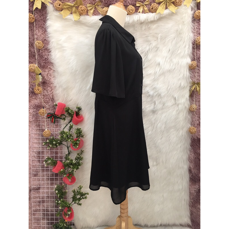 Váy Đầm Voan Hàn Quốc 2 hand-hiệu RIRLnCO- Size M