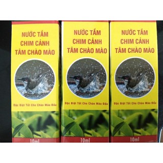  Nước tắm chim cảnh Tâm Chào Mào 10ml 