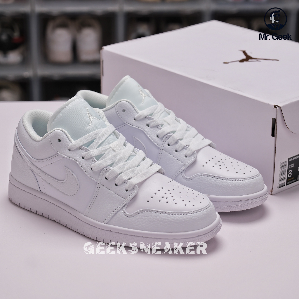 Giày Sneaker Jordan 1 Low All White