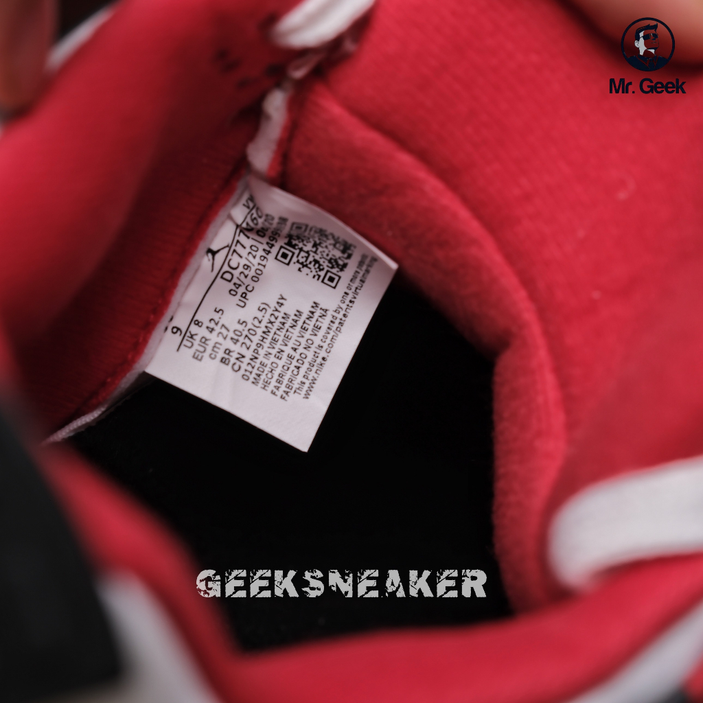 Giày Jordan 4 Retro Fire Red