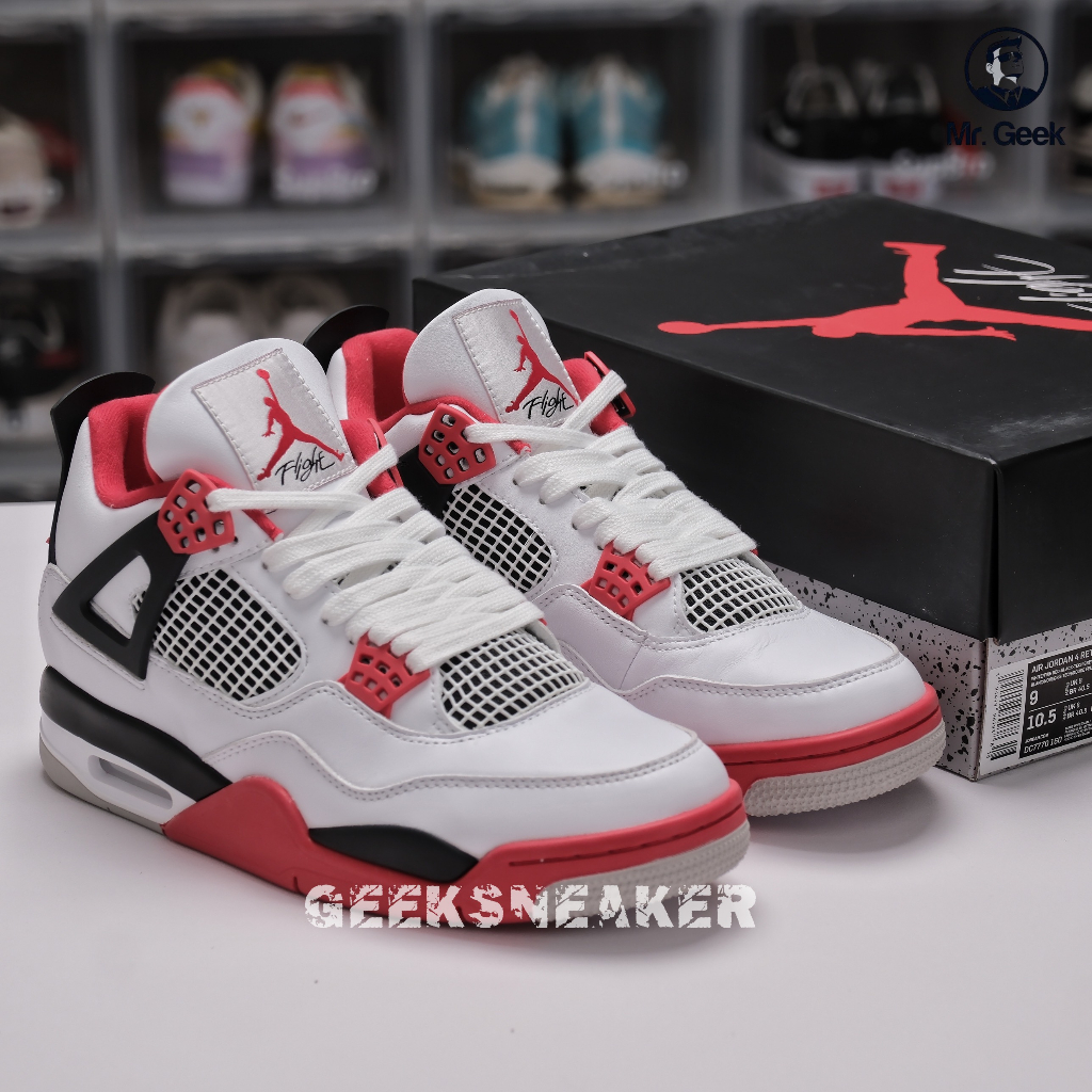 Giày Jordan 4 Retro Fire Red