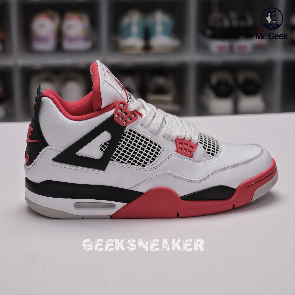 Giày Jordan 4 Retro Fire Red