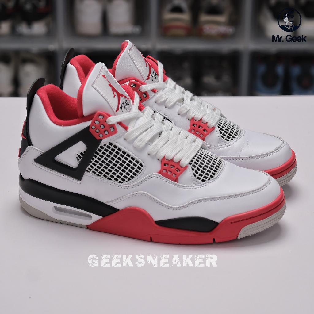 Giày Jordan 4 Retro Fire Red