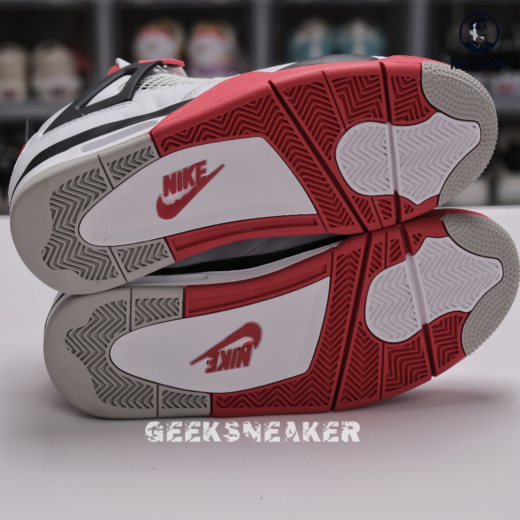 Giày Jordan 4 Retro Fire Red