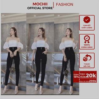  Quần Jean Giấy Skinny Cạp cao 3 khuy, co Giãn 4 chiều- Chất đẹp loại 1