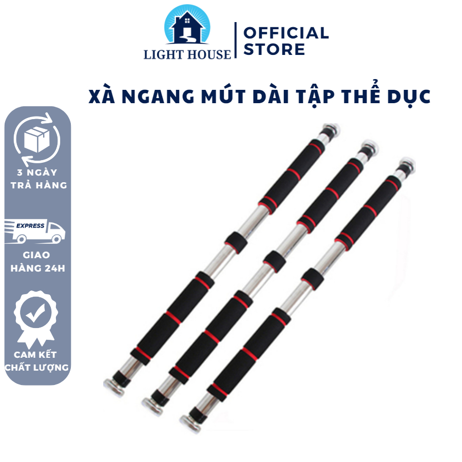 Thanh Tập Xà Đơn Treo Tường Gắn Cửa Mút Dài Có Đệm Tay Dùng Để Tập Thể Thao Tập Gym Rèn Luyện Sức Khỏe
