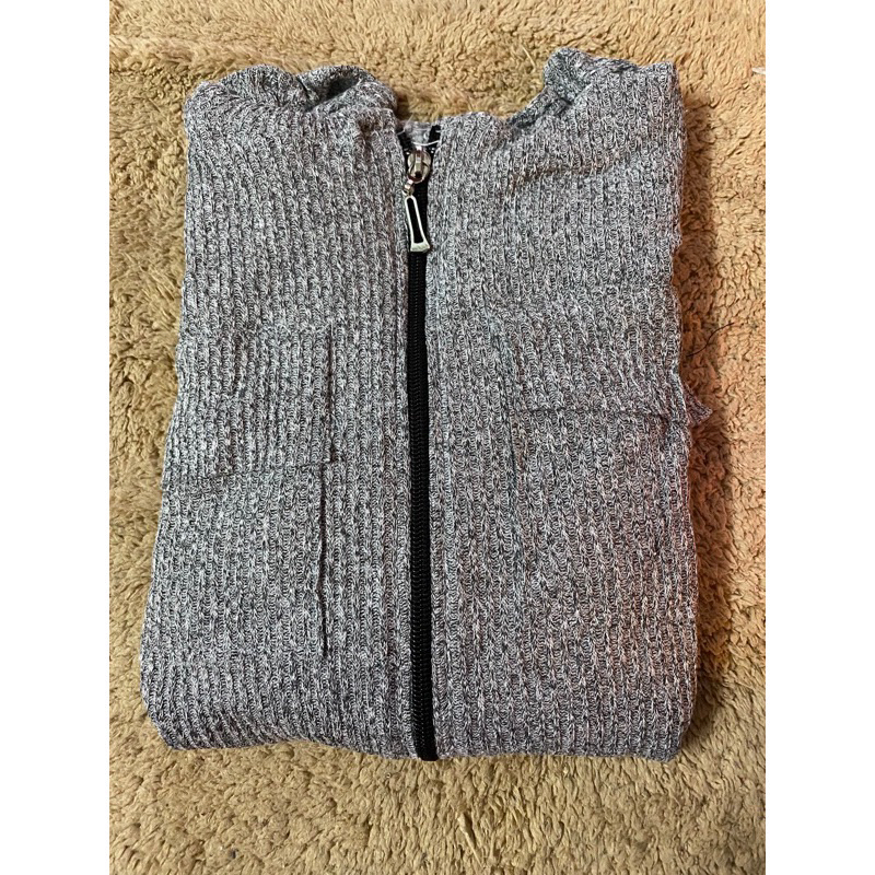 Áo khoác thun gân dài tay có nắp túi mặc bốn năm mùa, gomboutique77  Áo khoác gân tăm ủ kem mỏng nhẹ mát