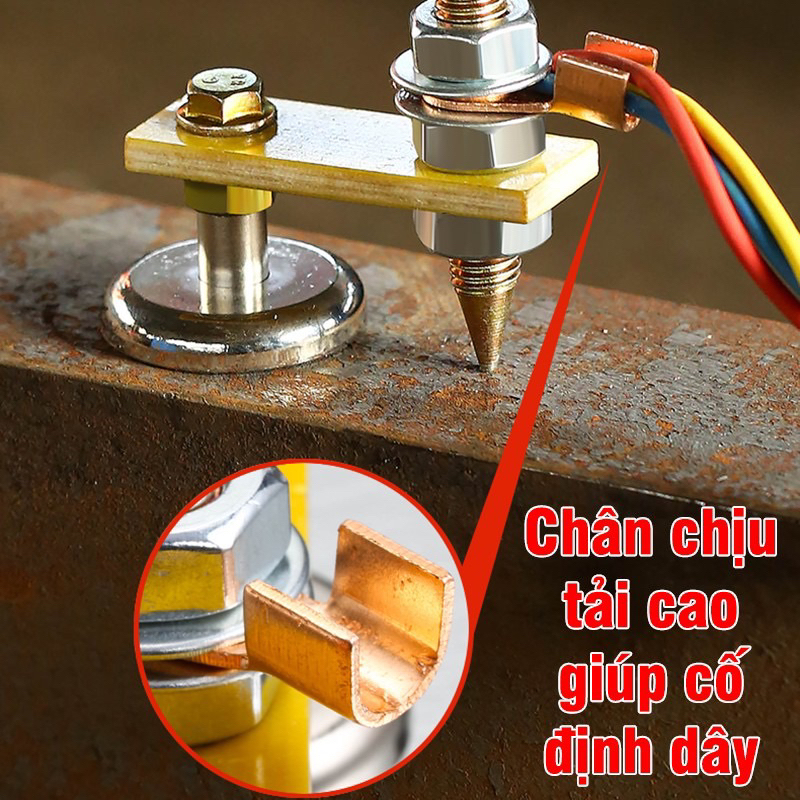 Kẹp Mát Hít Nam Châm 1 Đầu kẹp