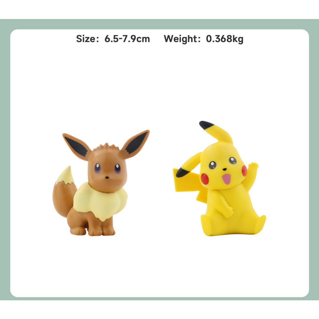 Mô hình pokemon dùng trang trí siêu nét, siêu đáng iu