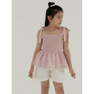 Flower Smocked Top Lillie & Fairies (Áo Hai Dây Nhún Bèo Bé Gái)