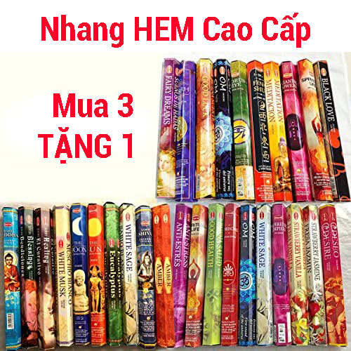 💥Mua 3 tặng 1💥 Nhang Hem Ấn Độ Cầu Tài Lộc - Thanh tẩy và bảo vệ nhà cửa