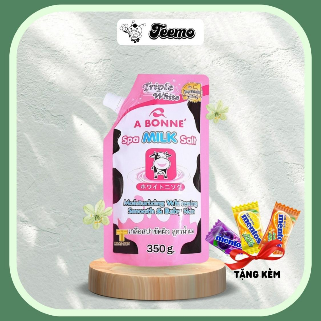 Muối tắm sữa bò tẩy tế bào chết A Bonne Spa Milk Salt Thái Lan 350gr