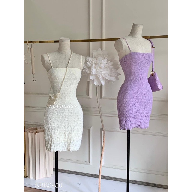 Đầm 2D kèm khoác tay dơi lên form tôn dáng cực xinh