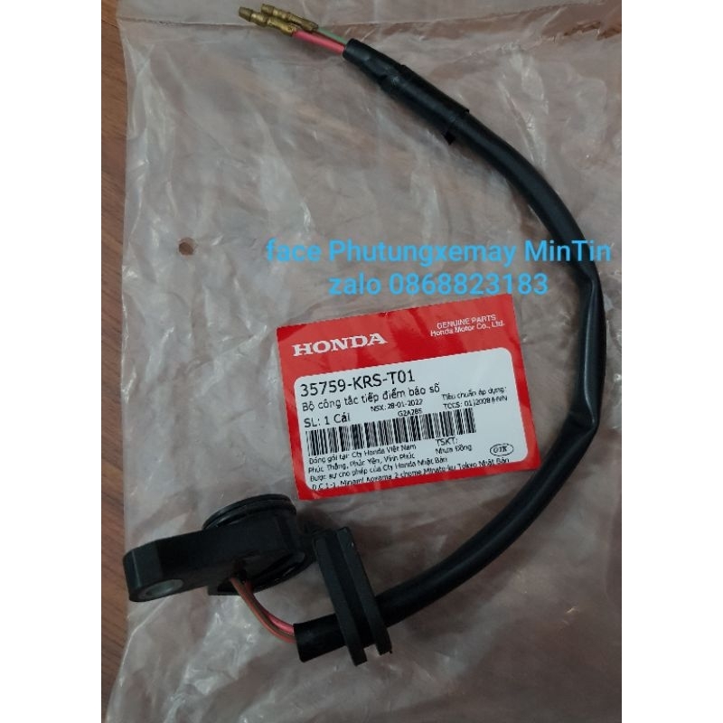 Bộ công tắc tiếp điểm báo số xe Dream Việt Honda