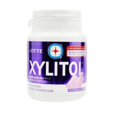 Kẹo gum không đường Lotte Xylitol Đủ Vị hũ