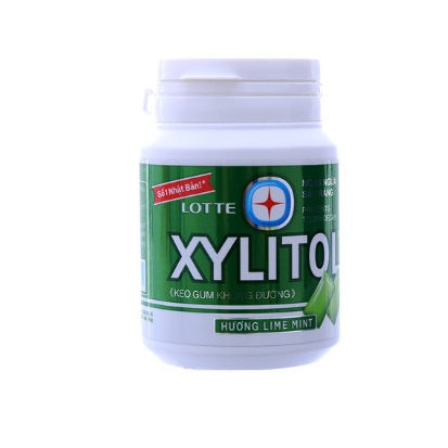 Kẹo gum không đường Lotte Xylitol Đủ Vị hũ