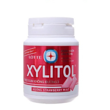 Kẹo gum không đường Lotte Xylitol Đủ Vị hũ