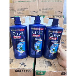 Dầu Gội Clear Men 900gr