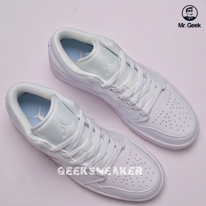 Giày Sneaker Jordan 1 Low All White