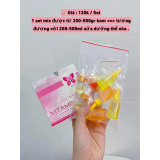 Set kích trắng vitamin x10 myô