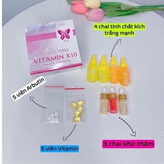 SET KÍCH TRẮNG VITAMIN X10 MYÔ