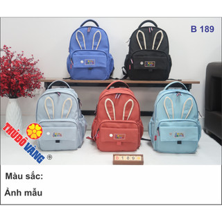 Balo thời trang nữ, balo teen thủ đô vàng B189
