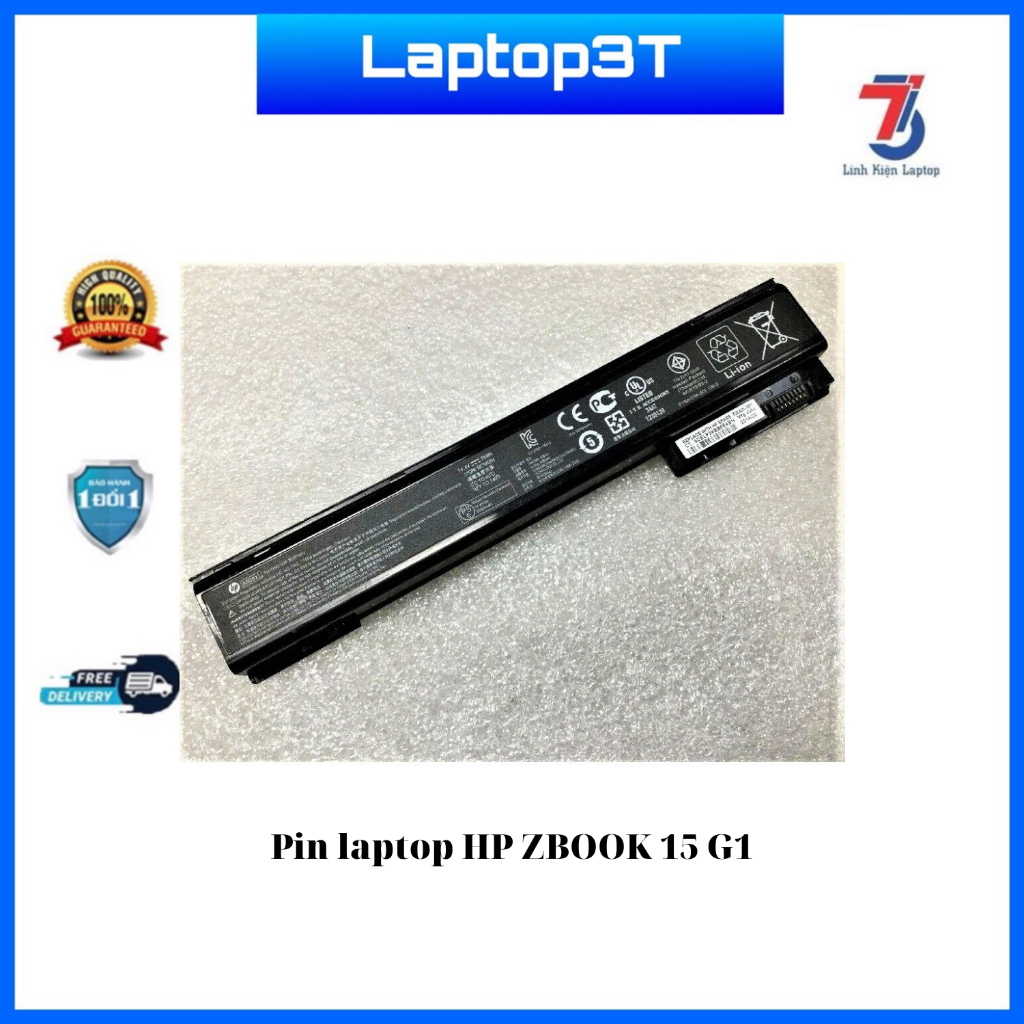 Pin laptop HP ZBOOK 15 G1, 15 G2, 17 G1, 17 G2, HSTNN-IB4H, HSTNN-IB4I, AR08XL - HLAR08OLH chính hãng bảo hành 09 tháng
