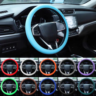 (10 color) Vỏ Bọc Vô Lăng Xe Hơi Bằng Silicon Nhiều Màu Thông Dụng,phù hợp với size 36-40cm - Khải Huy Scar