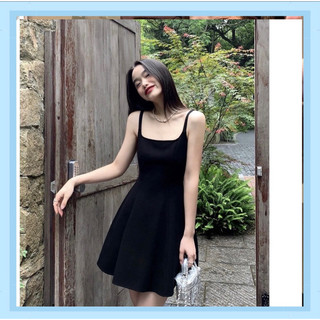 Đầm 2 dây Nữ dáng xoè ôm body năng động sexy