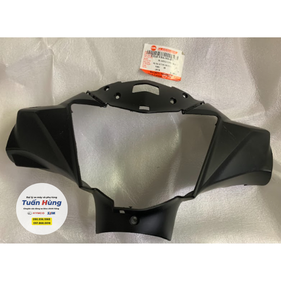 Nắp tay lái trước xe Galaxy SYM màu đen bóng/đen nhám/đỏ/xanh dương