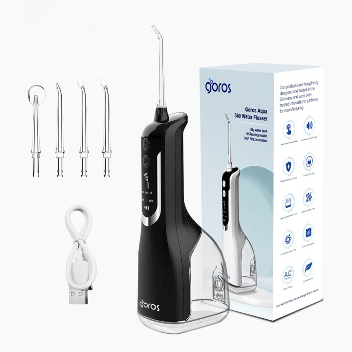 Máy Tăm Nước Lock&Lock Oral Irrigator, Tăm Nước Không Dây ENR111BLU ENR156BLU 200ml 600ml
