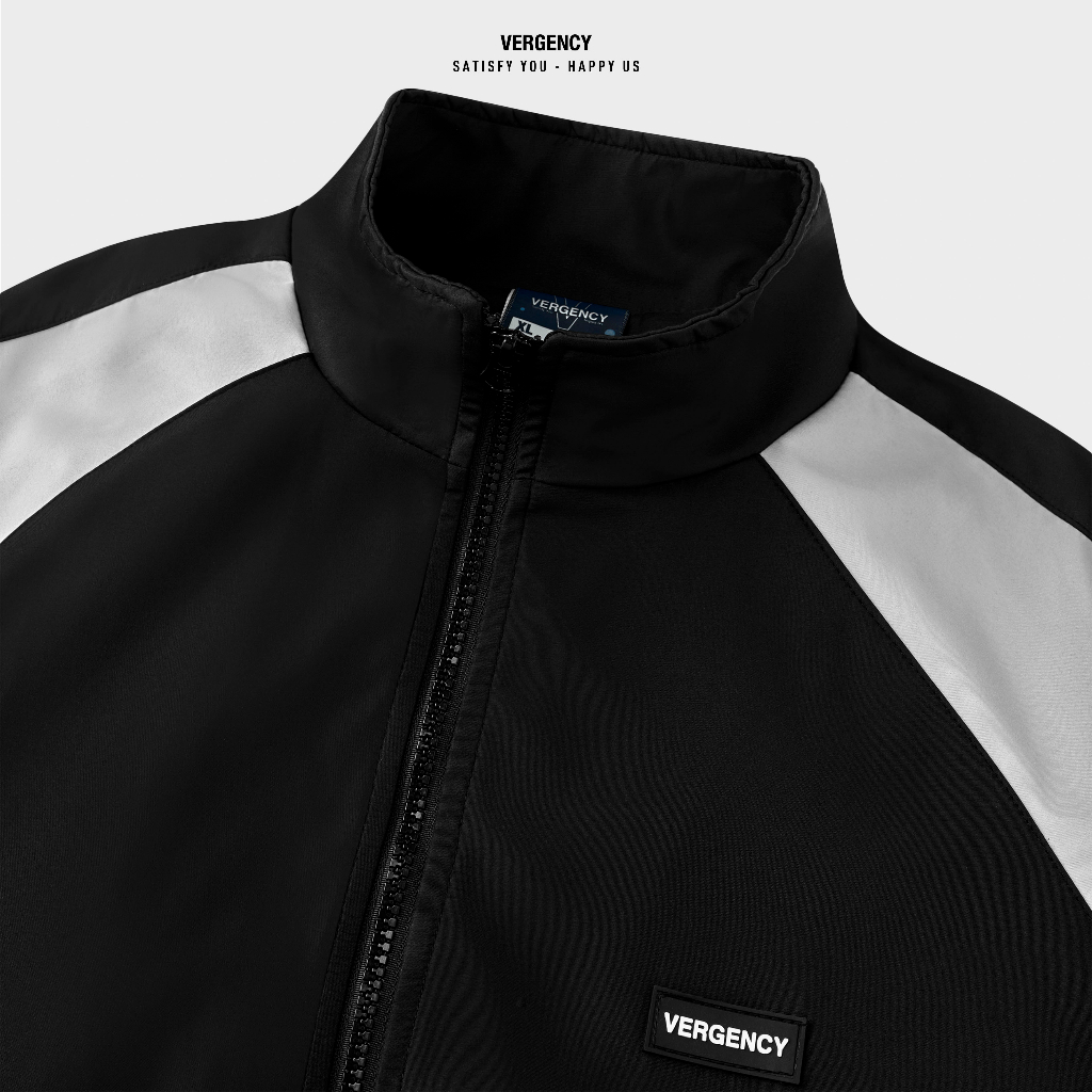 Áo jacket Vergency nam nữ Mix JK01/ Black