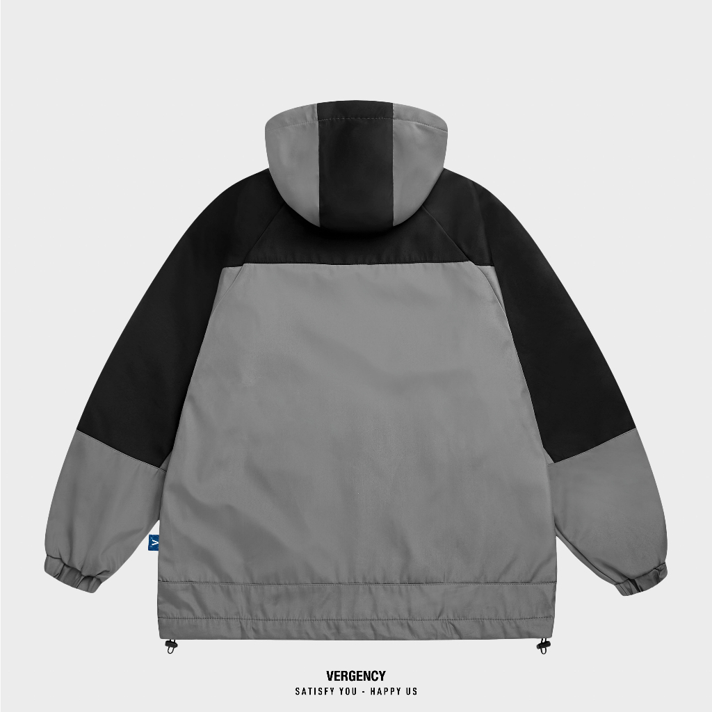 Áo jacket Vergency nam nữ Mix JK02/ Gray