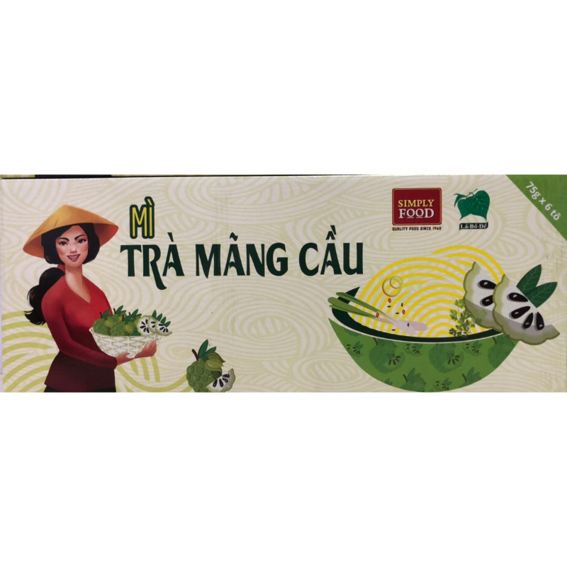 Mì trà mãng cầu ăn chay & ăn kiêng   - SOURSOP TEA Noodles