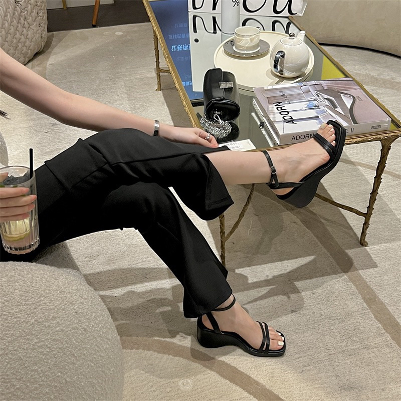 Sandal quai ngang dây mảnh đế xuồng G148