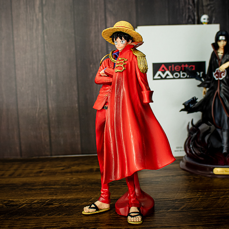 Mô Hình Luffy Áo Choảng Bản Kỷ Niệm 20th 25Cm Mô hình One Piece Cao Cấp, Figure Mô Hình Anmie One Piece Luffy Vua Hải Tặ