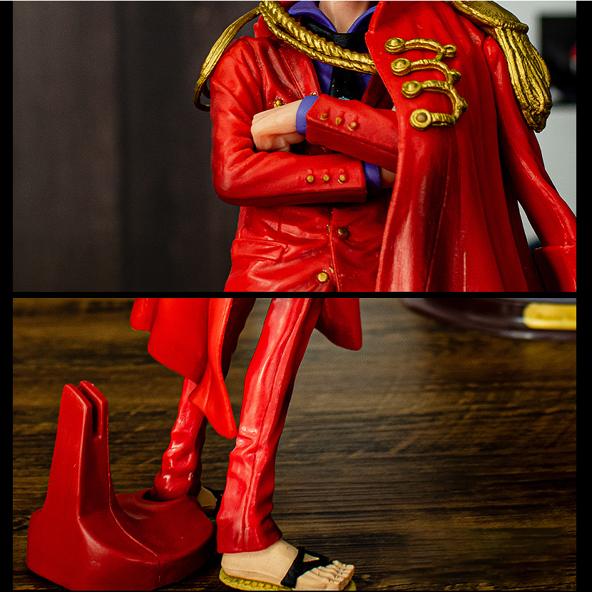 Mô Hình Luffy Áo Choảng Bản Kỷ Niệm 20th 25Cm Mô hình One Piece Cao Cấp, Figure Mô Hình Anmie One Piece Luffy Vua Hải Tặ