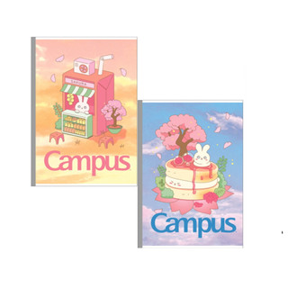Combo 5 vở kẻ ngang có chấm campus kawaii 2 80 trang