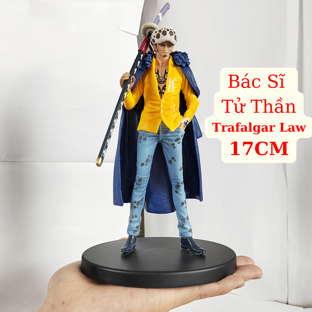 Mô Hình Law Bác Sĩ Tử Thần Wano Quốc 17CM Mô hình One Piece Cao Cấp, Figure Mô Hình Anmie One Piece Luffy Vua Hải Tặc