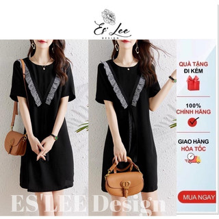 Đầm xuông bigsize dạo phố ES' LEE. Chất vải Manggo Hàn mềm mát, co giãn.