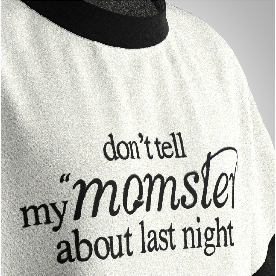 Áo Thun Cotton Cao Cấp Streetwear MOMSTER - "SUỴT" TEE