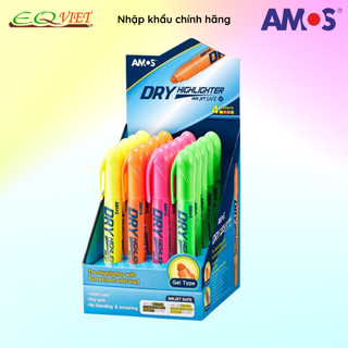 Bút sáp nhớ dòng nhập khẩu Hàn Quốc AMOS Dry Highlighter HLD20DP