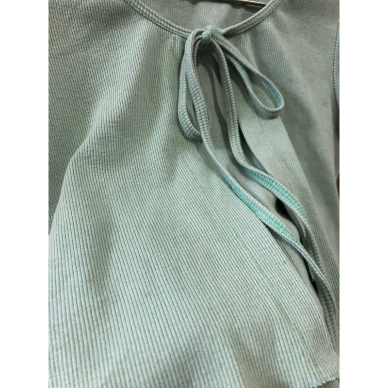 CÍU - Áo cardigan croptop cột dây
