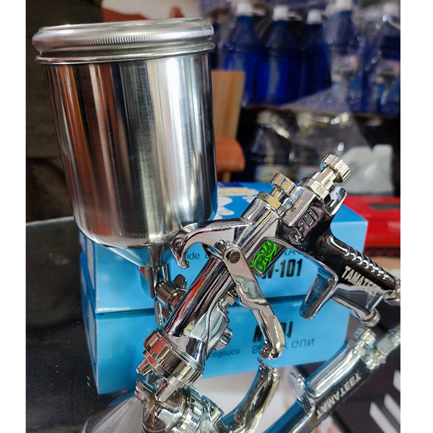 Súng phun sơn w101 , súng phun sơn chính hãng TAMATEET đầu phun H2 1,3